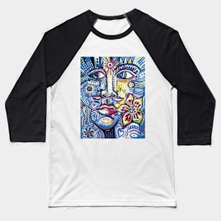 abstract faces Baseball T-Shirt